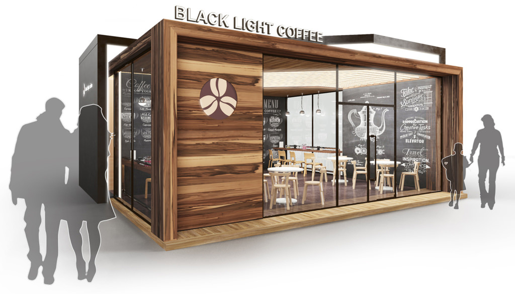 «Кофейня» модульная система для продажи кофе и кулинарии